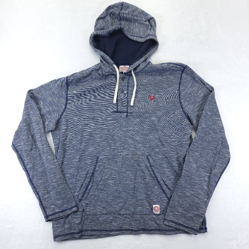 True Religion Sportswear Hoodie Men's Size 2xl Button